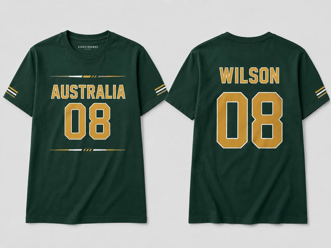 Personalized Football T-Shirt - Wall gallery