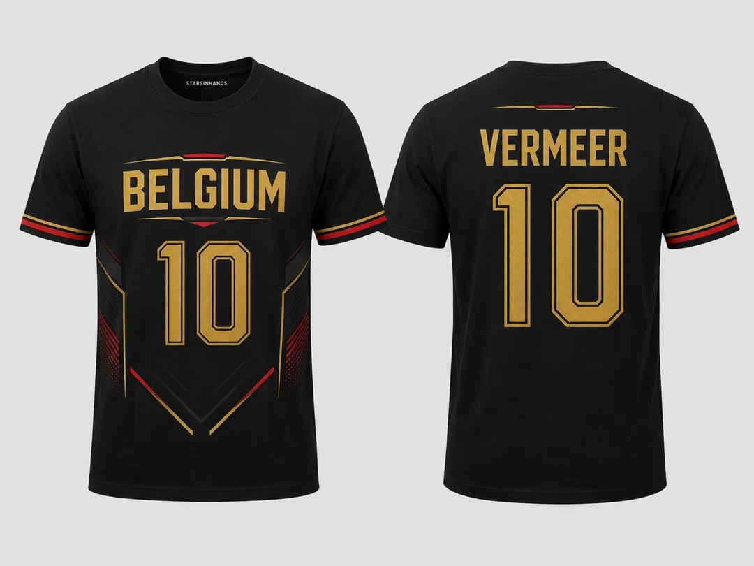 T-shirt football personnalisé - Mur galerie