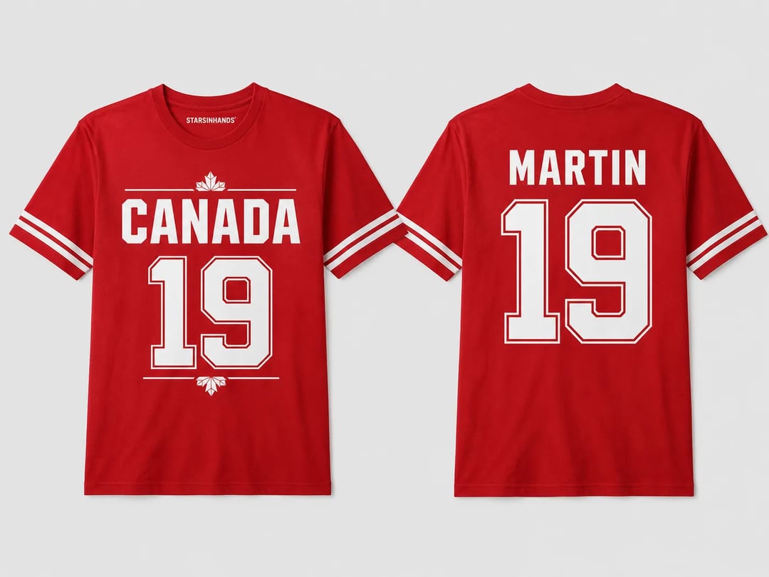 Personalized Football T-Shirt - Wall gallery