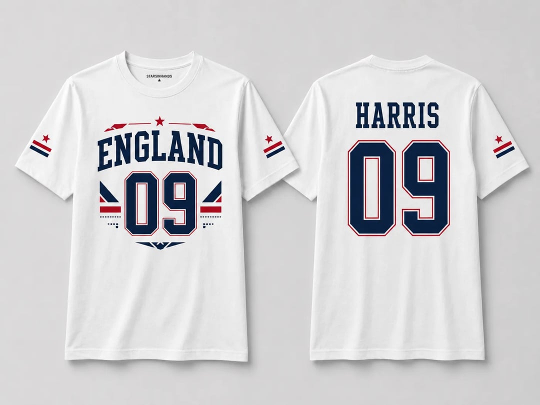 Personalized Football T-Shirt - Wall gallery