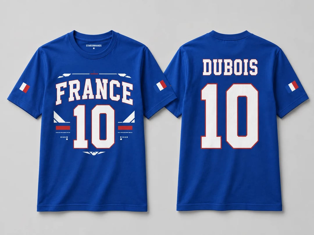 T-shirt football personnalisé - Mur galerie