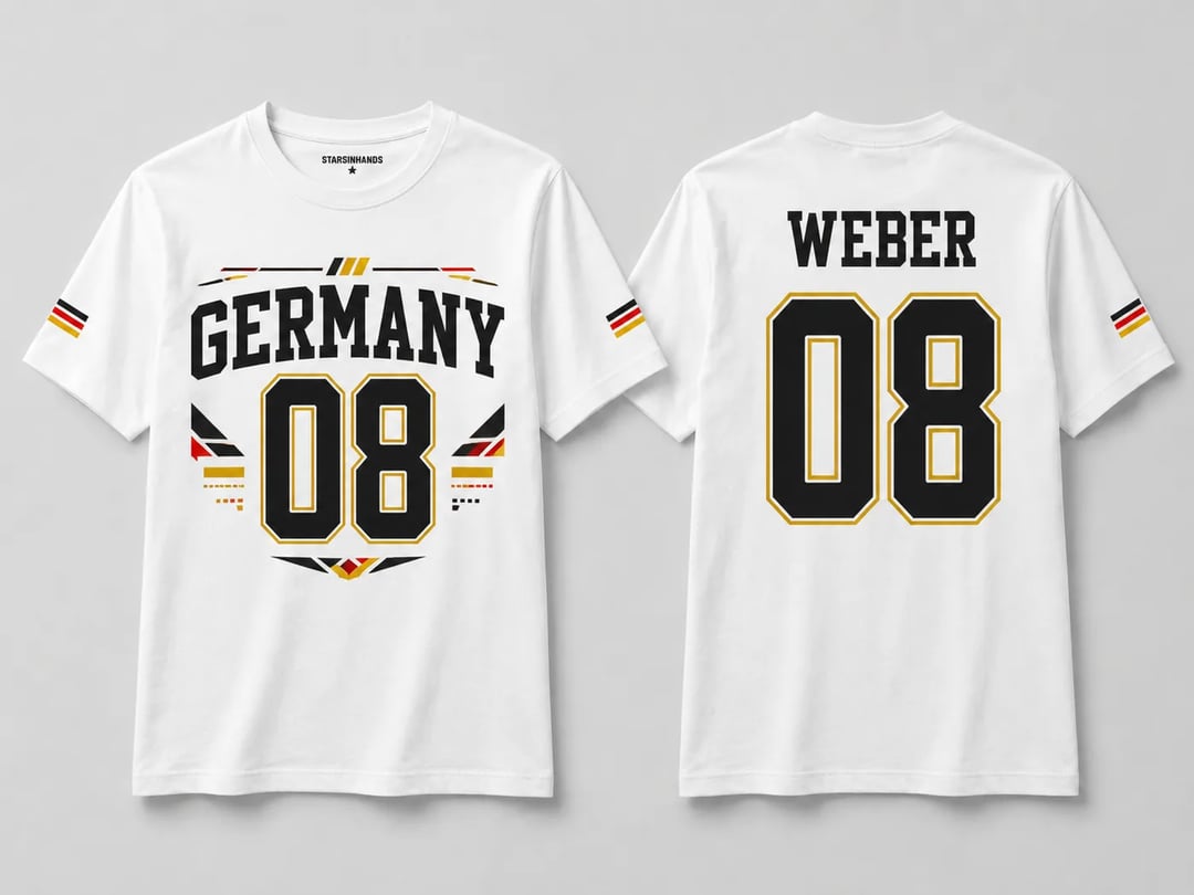 Personalisiertes Fußball-T-Shirt - Wandgalerie