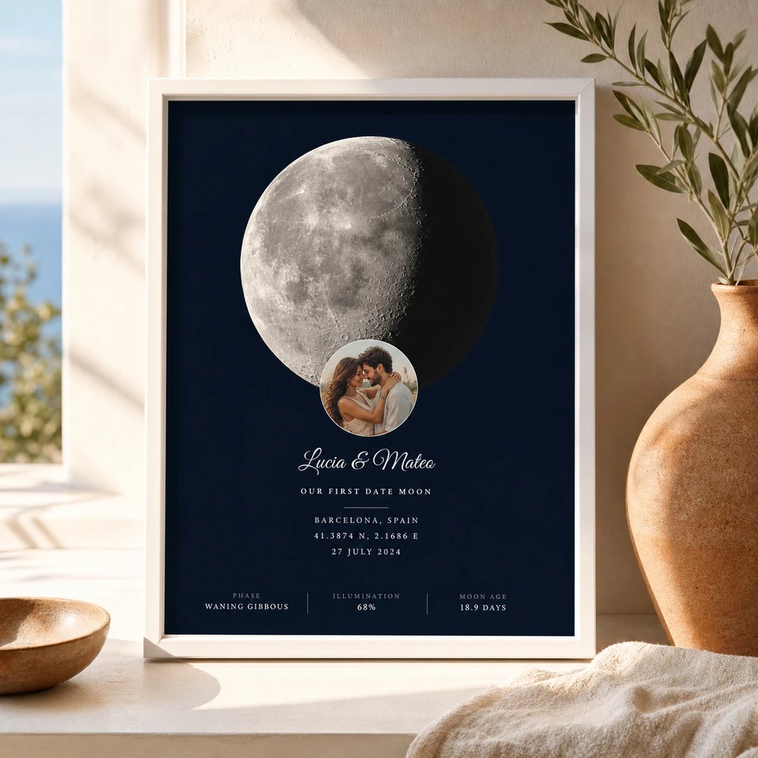 Moon Phase Map - Wall gallery