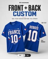 T-shirt football personnalisé aperçu 4: Scène lifestyle