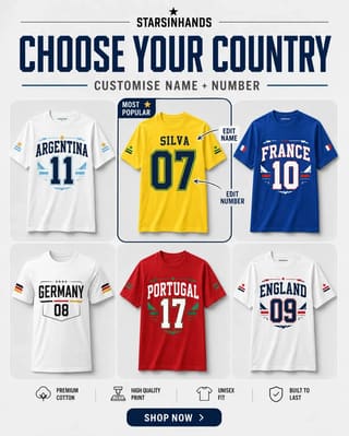 Personalized Football Fan Tee προεπισκόπηση