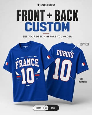 Personalized Football Fan Tee προεπισκόπηση 4: Ρύθμιση τρόπου ζωής