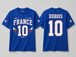 Personalisiertes Fußball-T-Shirt Vorschau 3: Druck- & Tintendetail