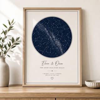 定制星图 预览 6: 靠放在搁板上