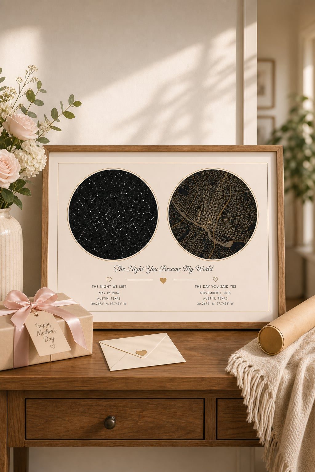 Mantel, Two Maps